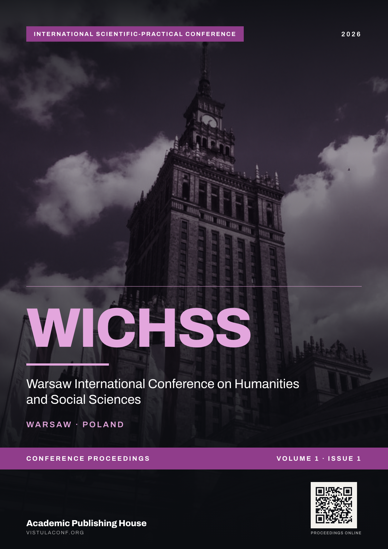 Warsaw International Conference on Humanities and Social Sciences — Volume 1, Issue 1 (2026)